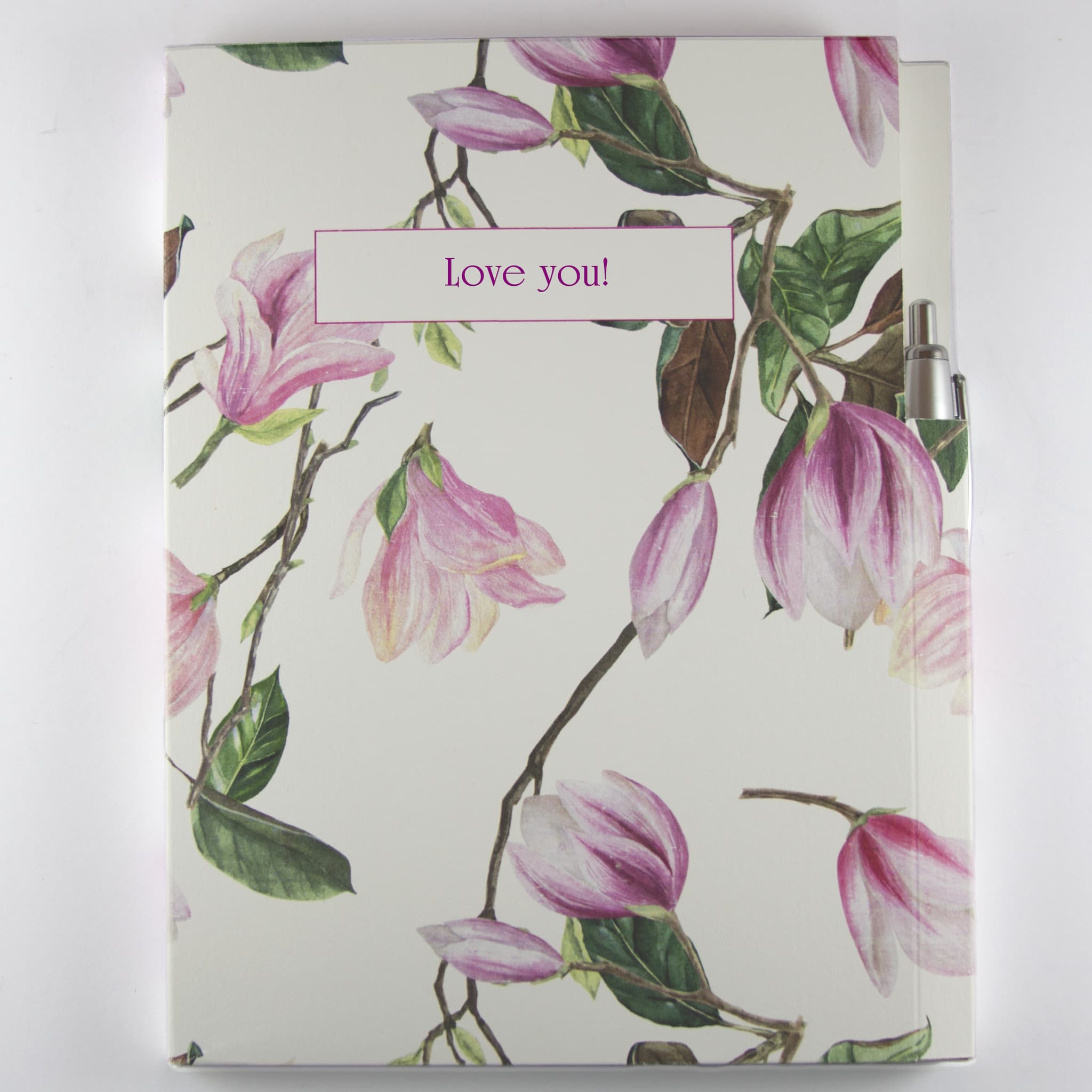 Personalised A5 Compendium - Magnolia (2 pack A5 Notepads incl.)
