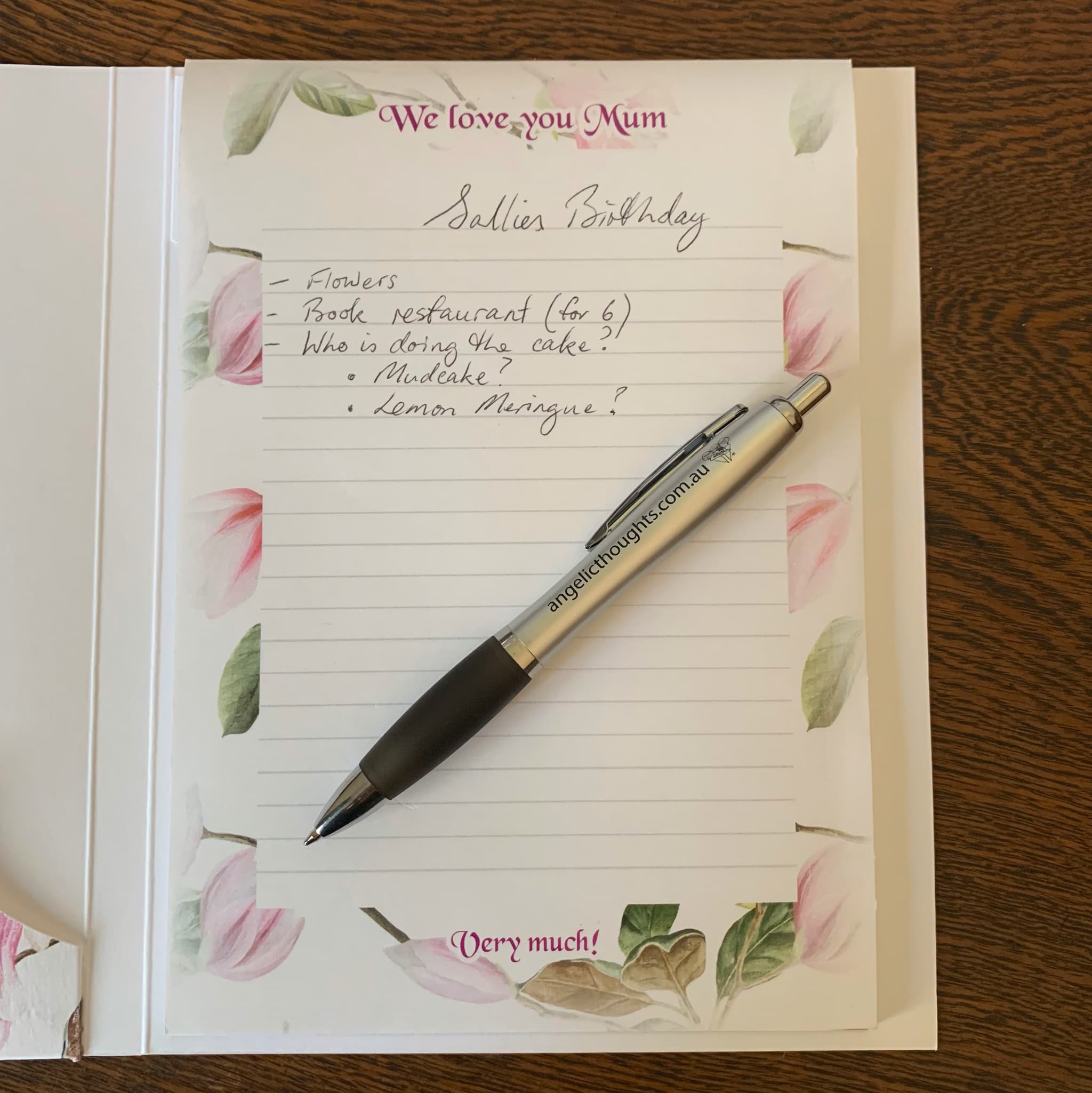 Personalised A5 Notepad Pack - Magnolia