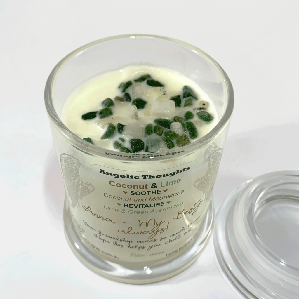 Coconut and Lime Soy Wax Candle - Medium