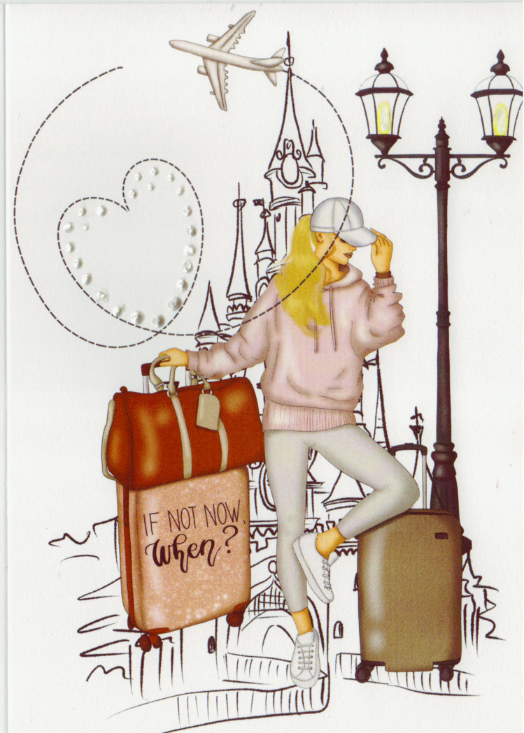 Travel Greeting Card Design 001