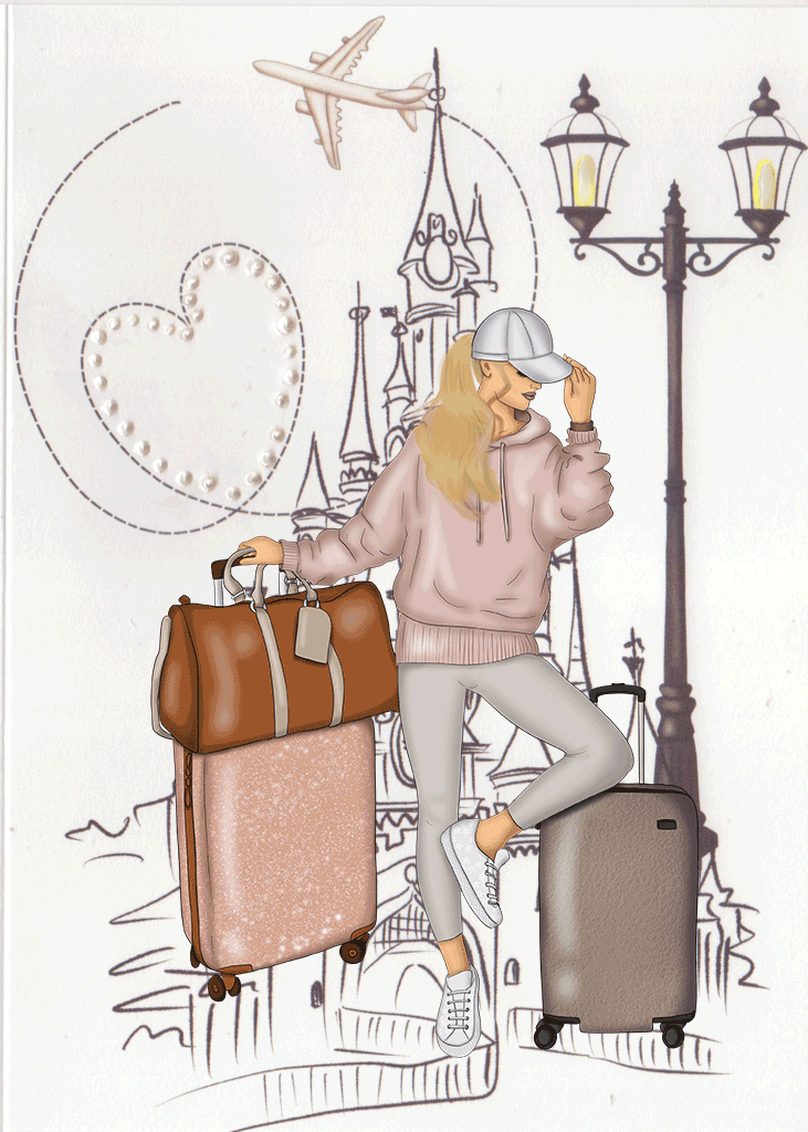 Travel Greeting Card Design 001