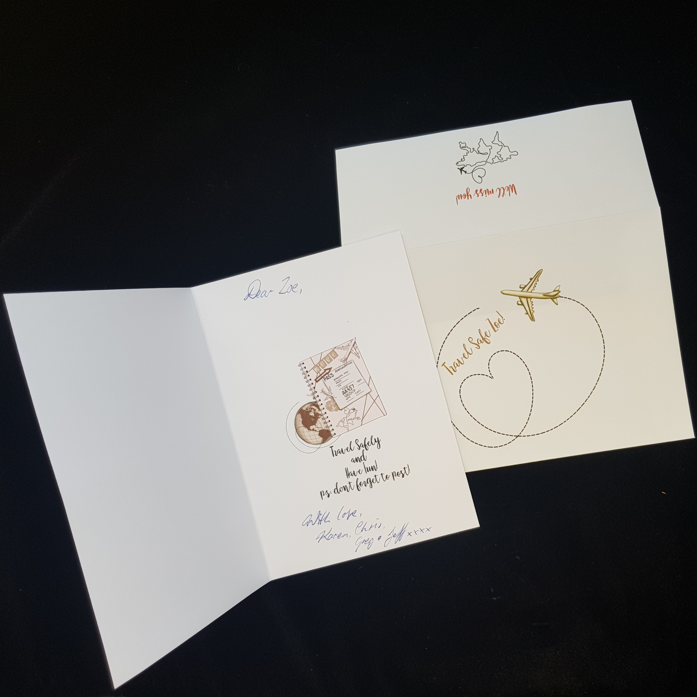 Travel Greeting Card Design 001