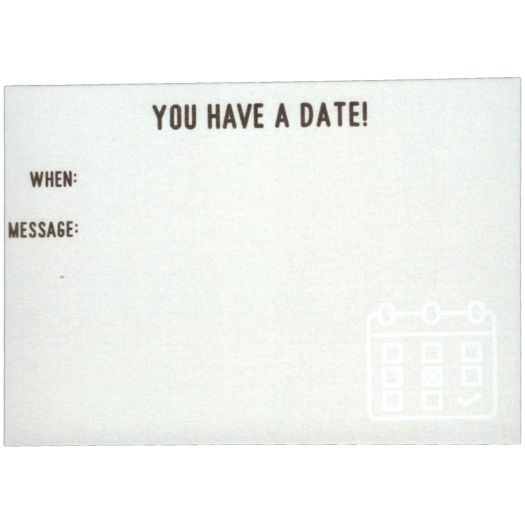 Memento Card - Date