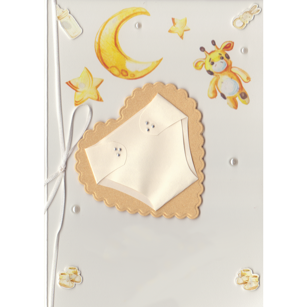 Vintage Baby Watercolour Regular Greeting Card - Expecting - Gender Neutral