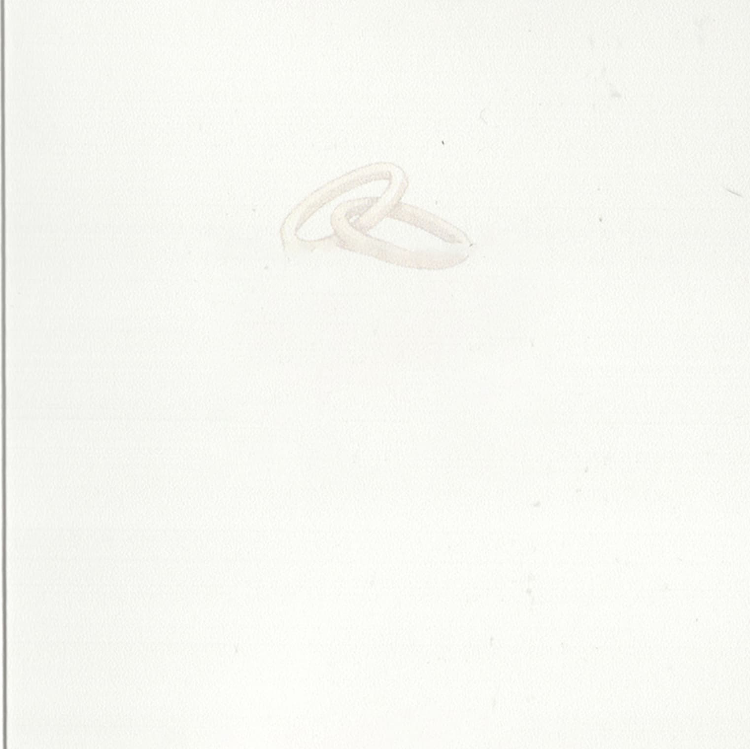 wedding rings on inside of personalised handmade wedding card