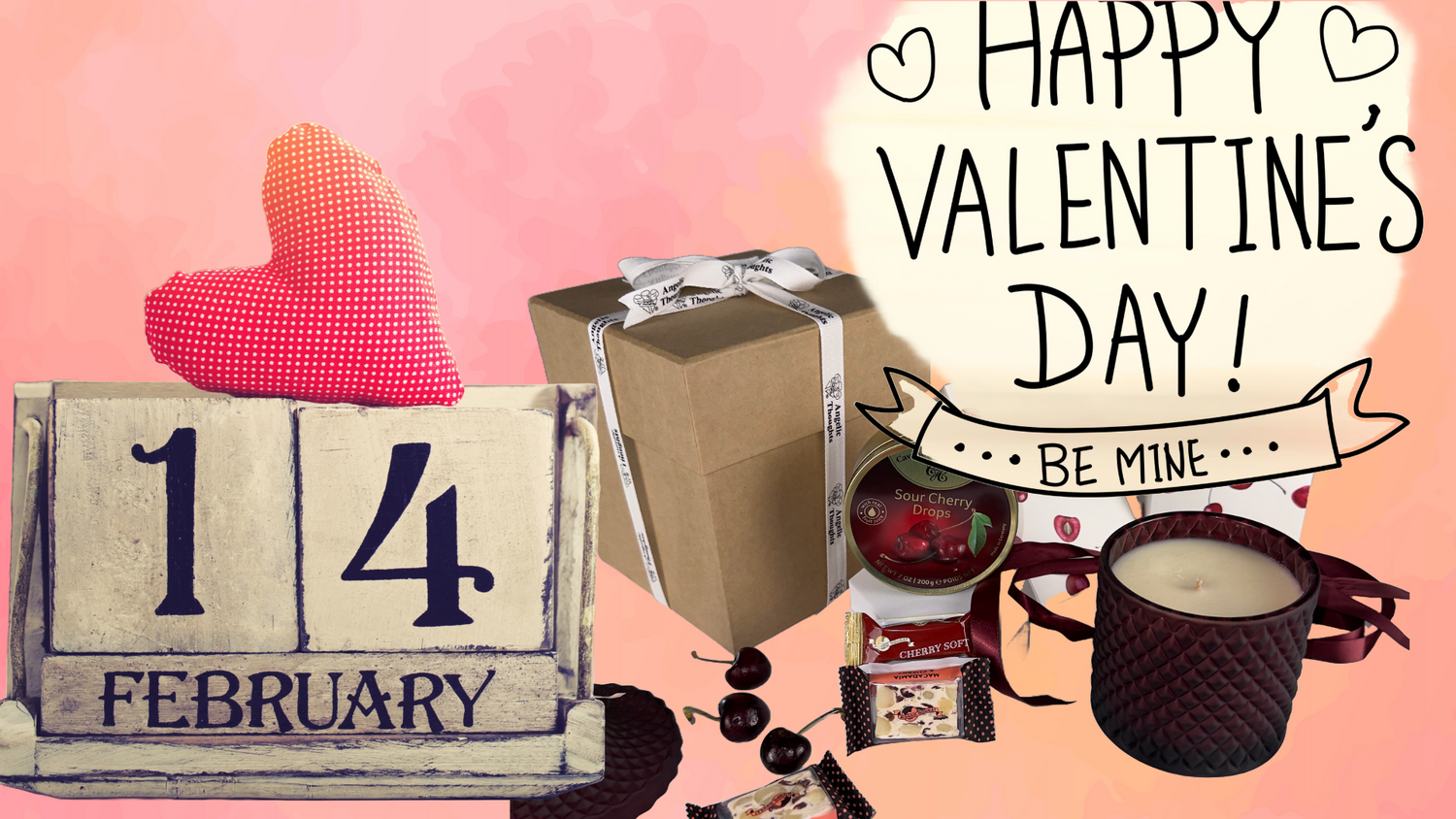 Ignite Romance with Our Cherry Love Candle and Card Collection