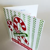 candy cane wobble card action video