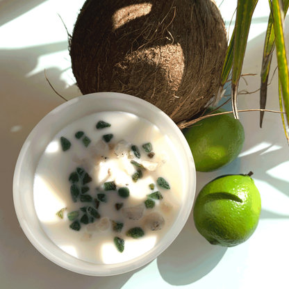 Coconut and Lime Soy Wax Candle - Large