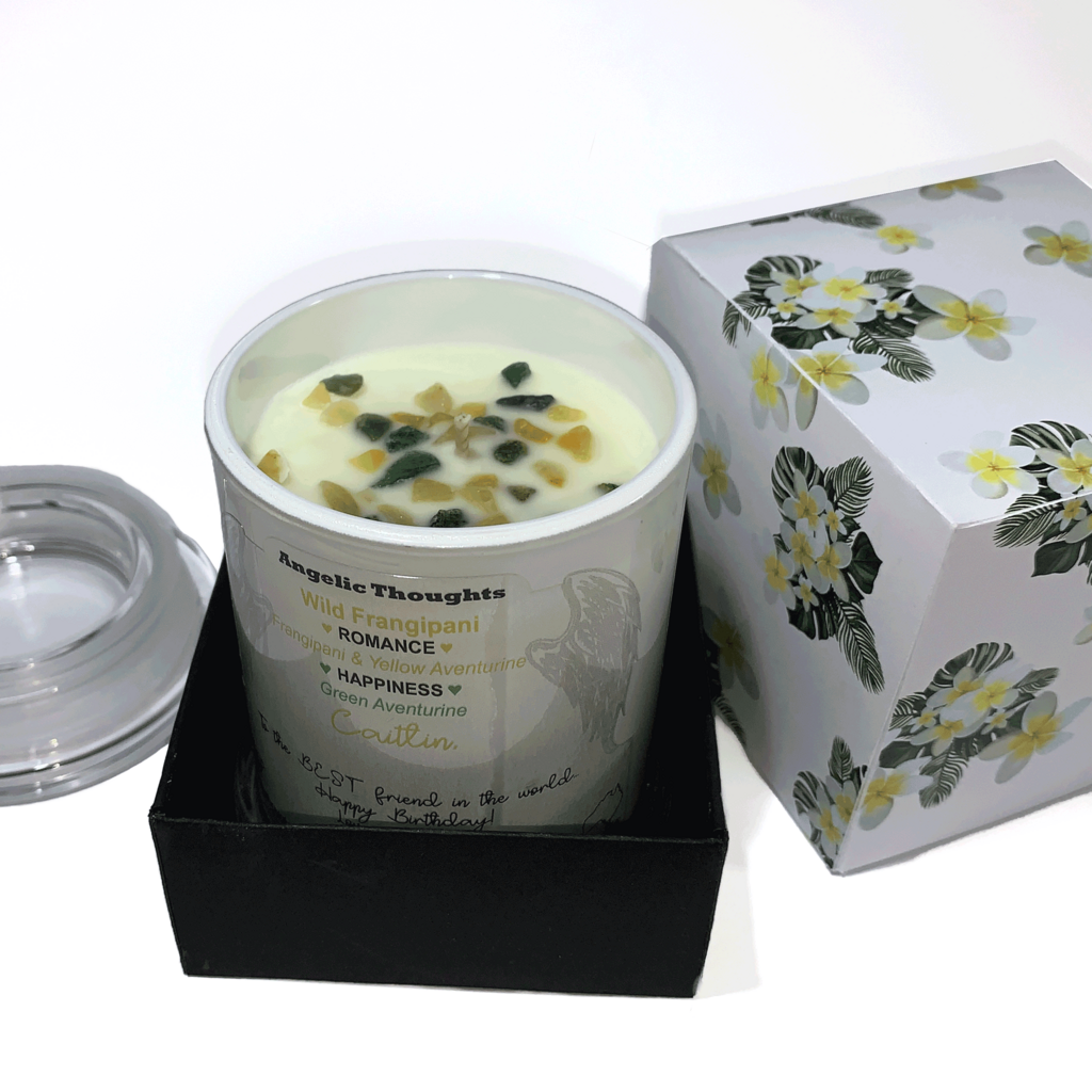 Wild Frangipani Soy Wax Candle - Medium