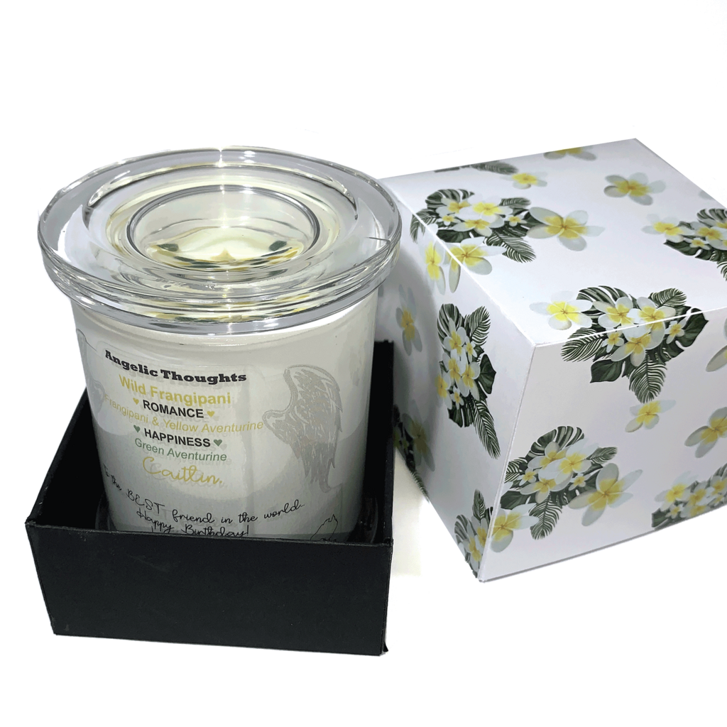 Wild Frangipani Soy Wax Candle - Medium