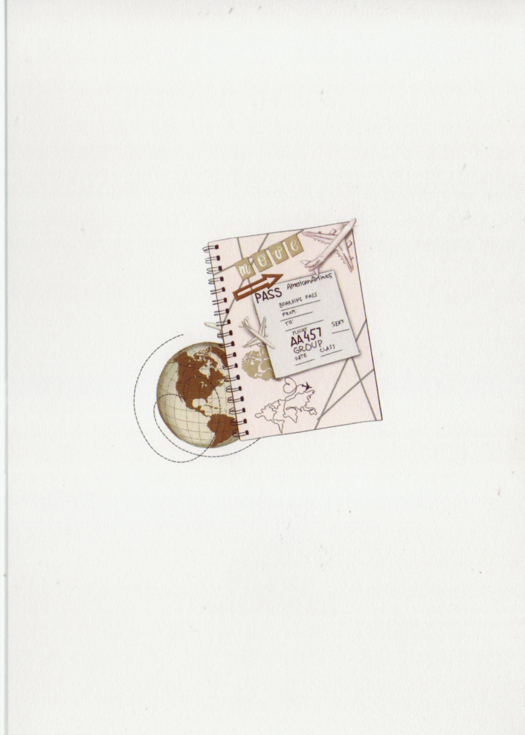 Travel Greeting Card Design 001