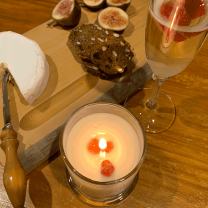 Sparkling Strawberry Soy Wax Candle - Medium