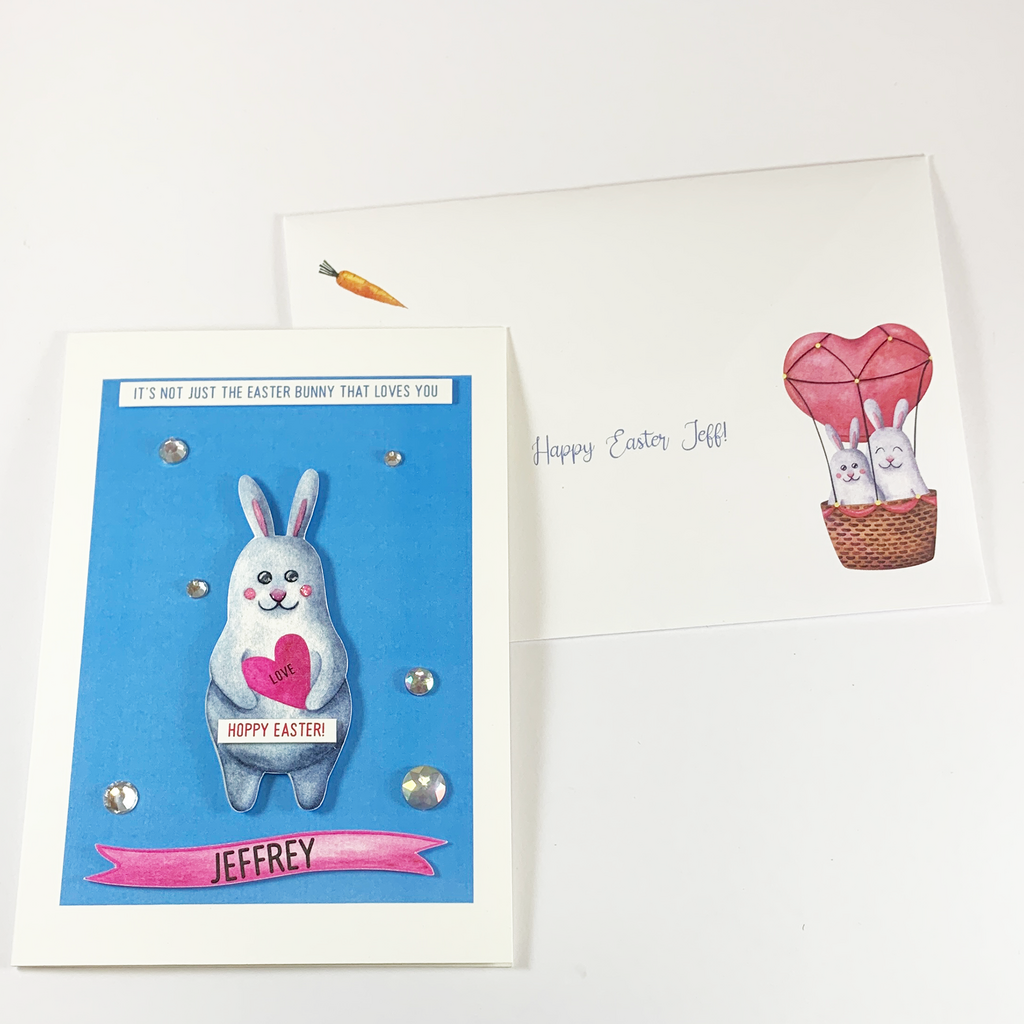 Luvvy Bunnies - Pink Heart Bunny - 001