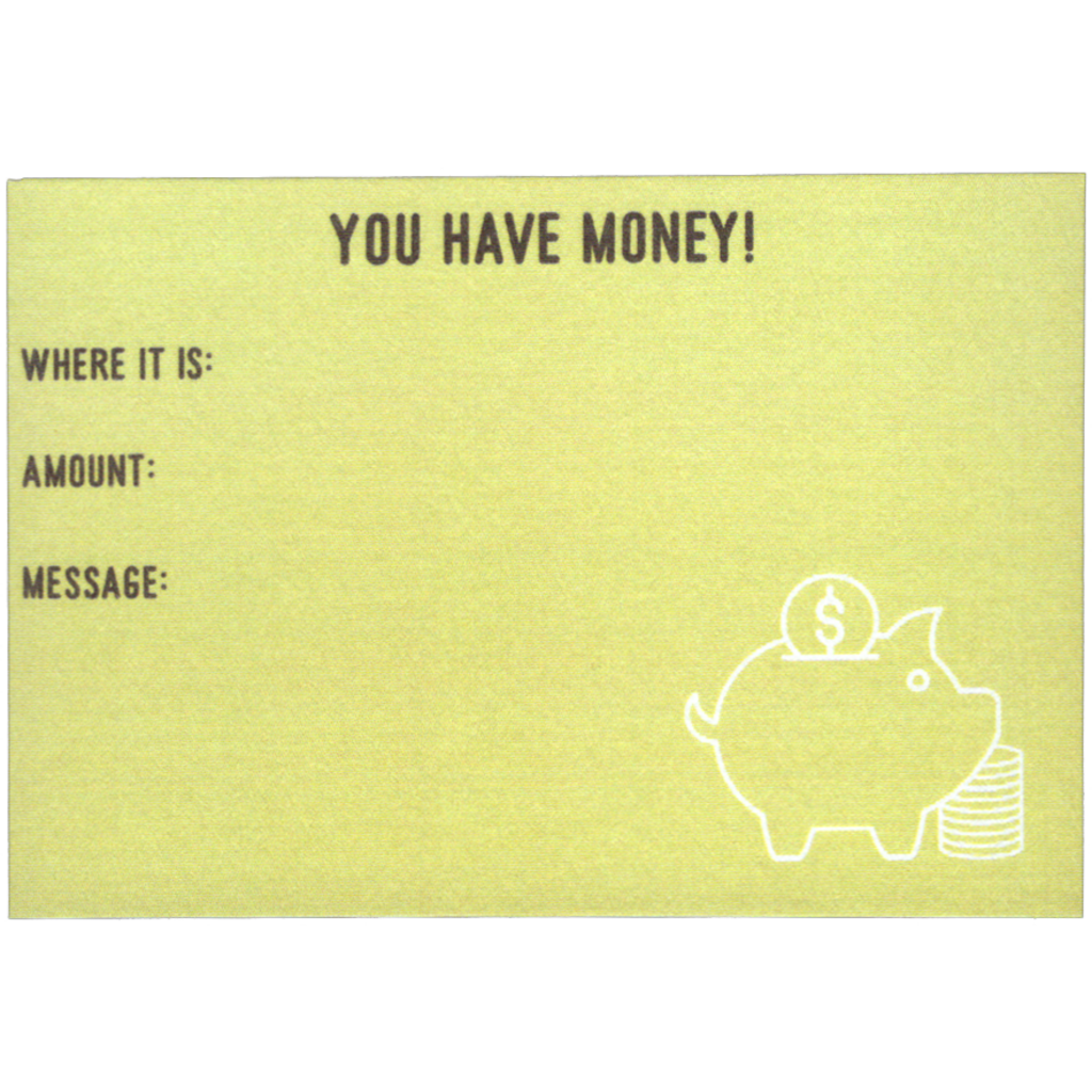 Memento Card - Money