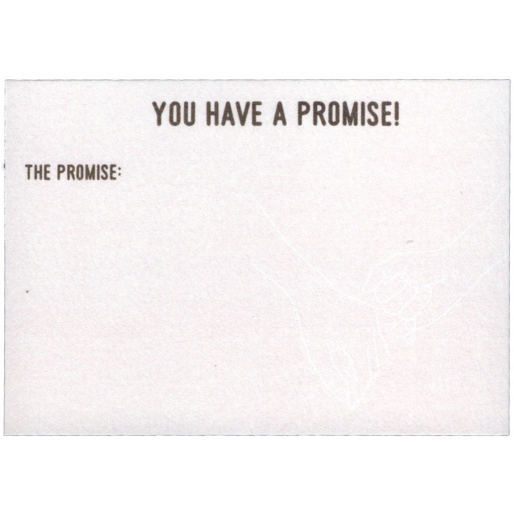 Memento Card - Promise