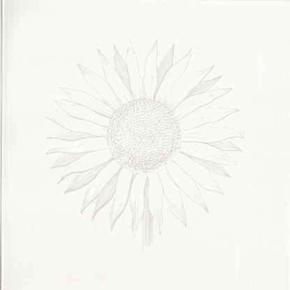 Personalised Anniversary Card with Sunflower