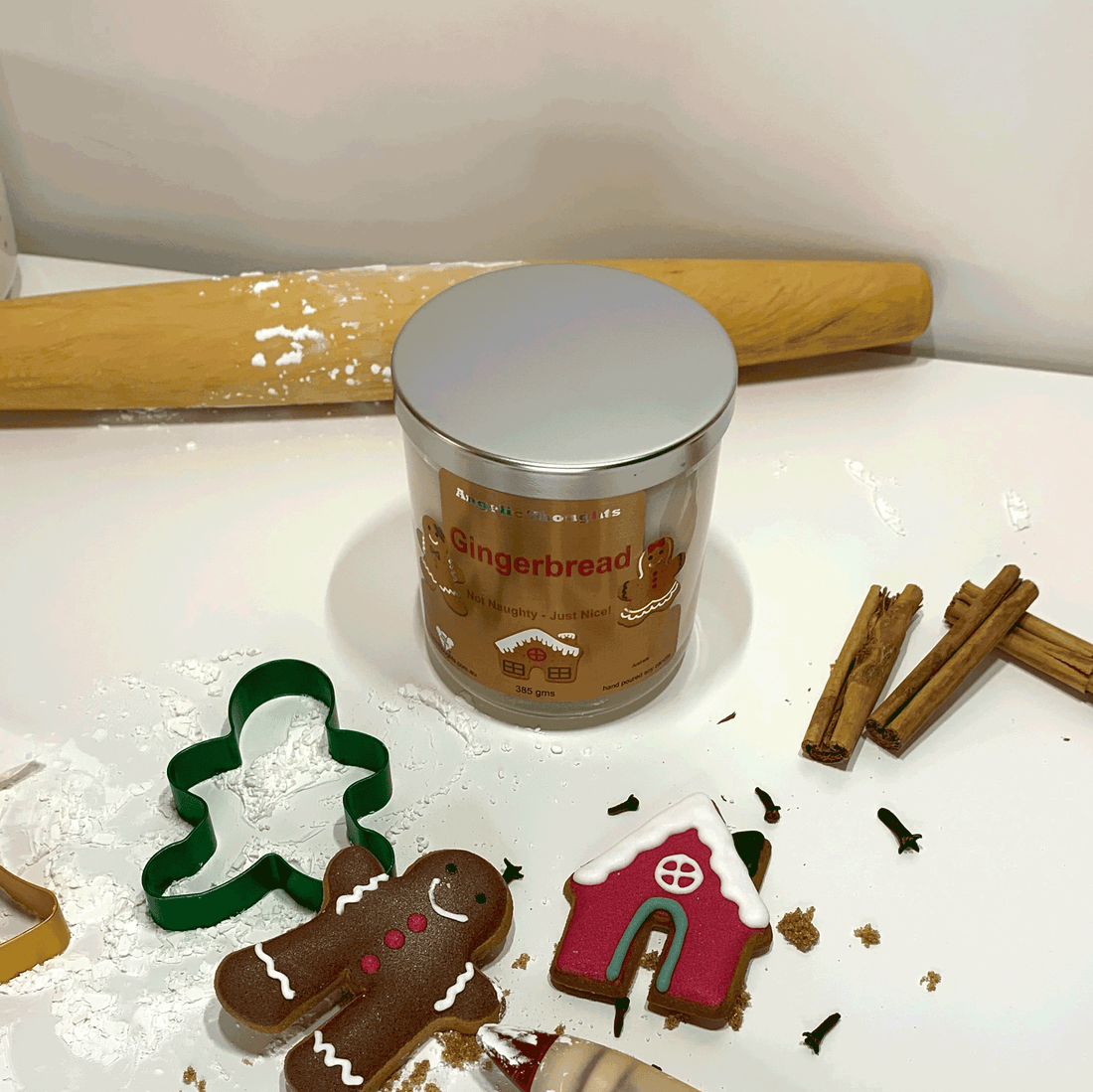 Gingerbread Soy Wax Candle - Extra Large - 385gms