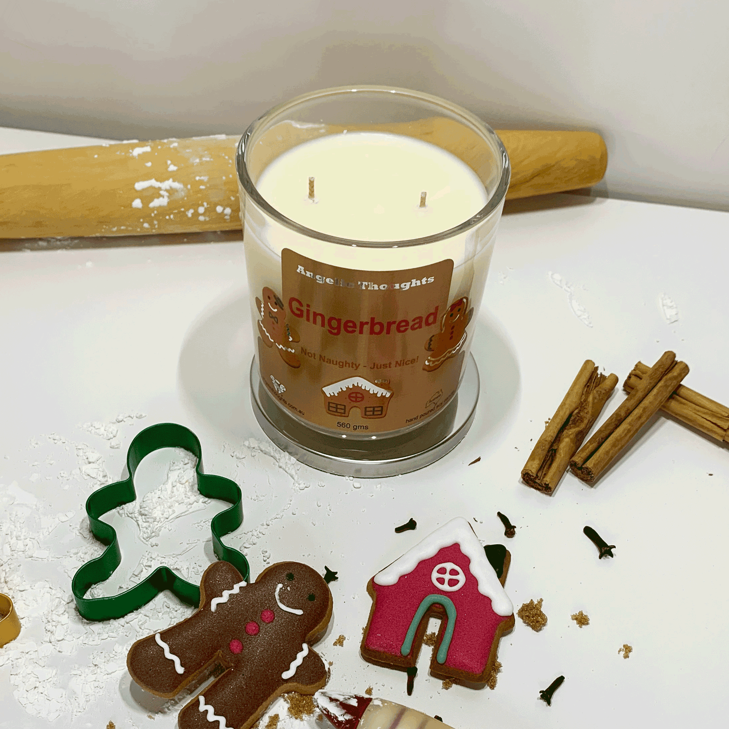 Gingerbread Soy Wax Candle - Extra Extra Large - 560gms