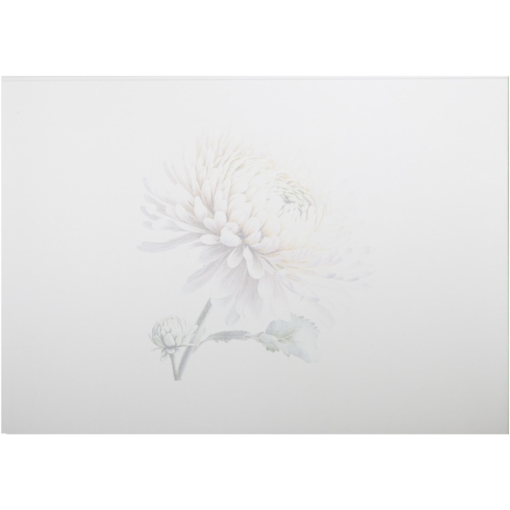 Handmade Personalised Mothers Day Chrysanthemum 001 Greeting Card