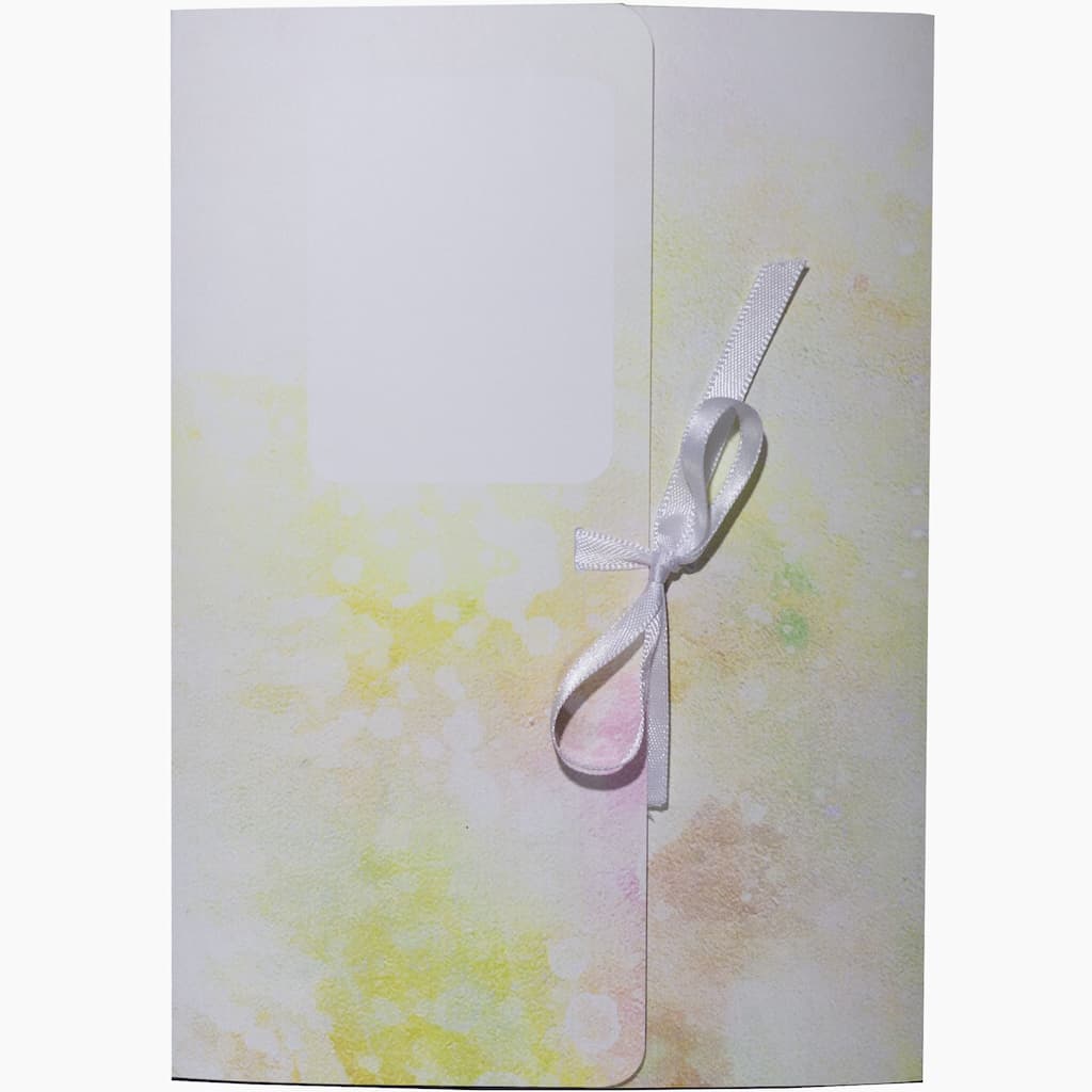 card folder for trifold butterflies and flowers anniversary card, birthday, mother&
