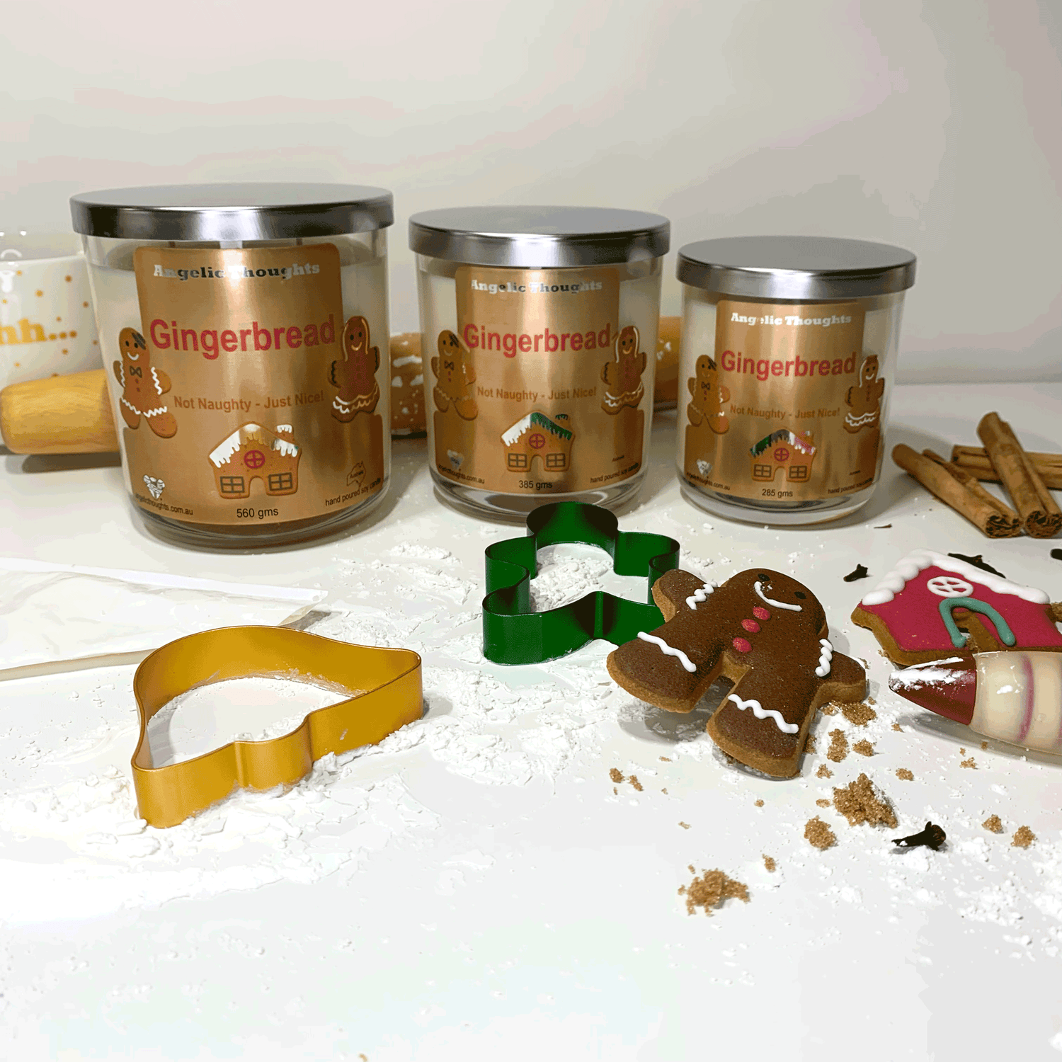 Gingerbread Soy Wax Candle - Extra Extra Large - 560gms